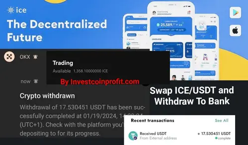 How To Trade and Withdraw ICE USDT On OKX Crypto Exchange